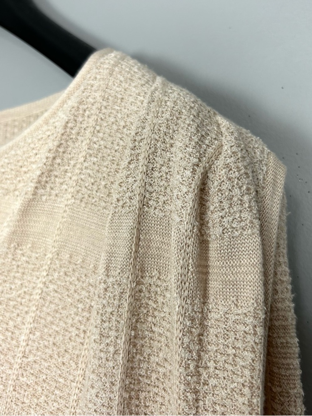 St. John Cashmere Blend Chenille Tunic Sweater Women’s Size XL Wool Draping Wrap - Picture 3 of 9